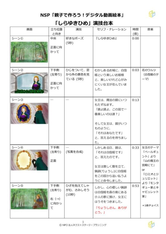 台本一枚のサムネイル